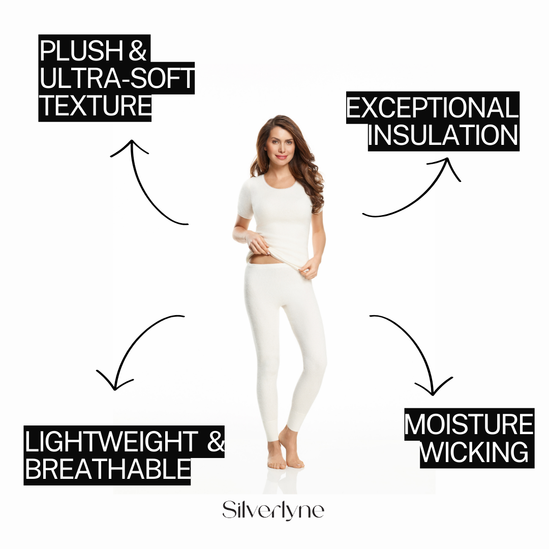 Pure Angora | Short sleeve base layer shirt (Women's) benefits