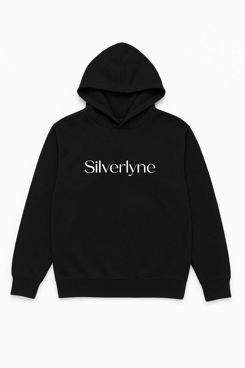 Silverlyne Essentials | Midweight Classic Comfort Hoodie (black)