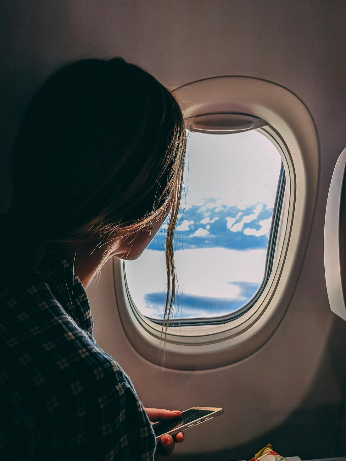 Flying, view from the cabin