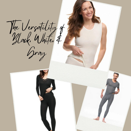 The Versatility of Black, White and Gray