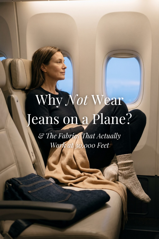Why Not Wear Jeans on a Plane? The Fabrics That Actually Work at 30,000 Feet
