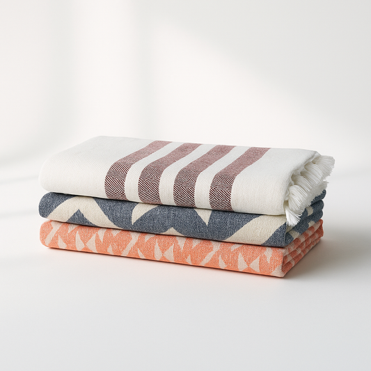 100% Cotton | Super-Soft Turkish Bath and Beach Towel