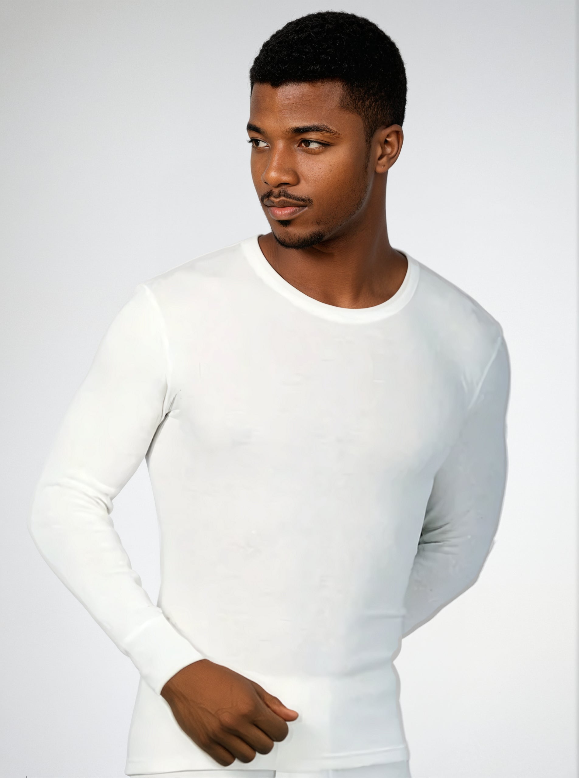Angora and Wool long sleeve shirt (Men's)