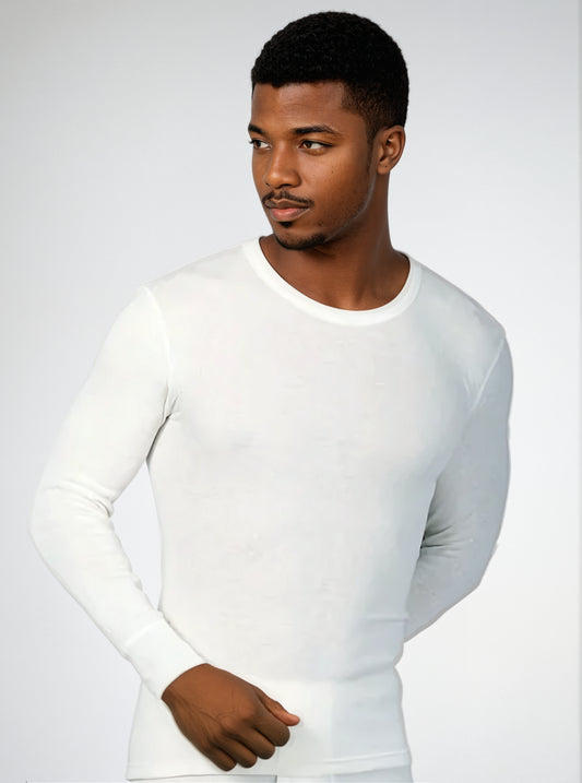 Angora and Wool long sleeve shirt (Men's)