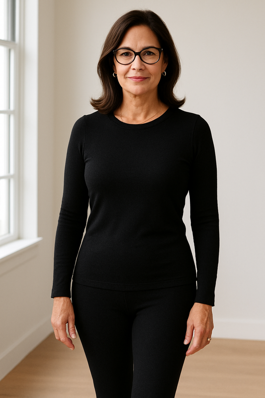 Everyday Elegance Set in Black (on model)