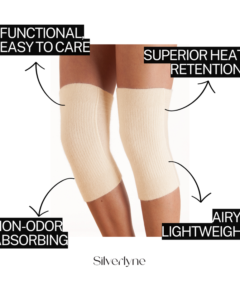 Warmers | Knee warmer, beige (Unisex) benefits